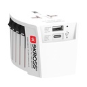 SKROSS World Travel Adapter MUV 2-pole with USB A and C