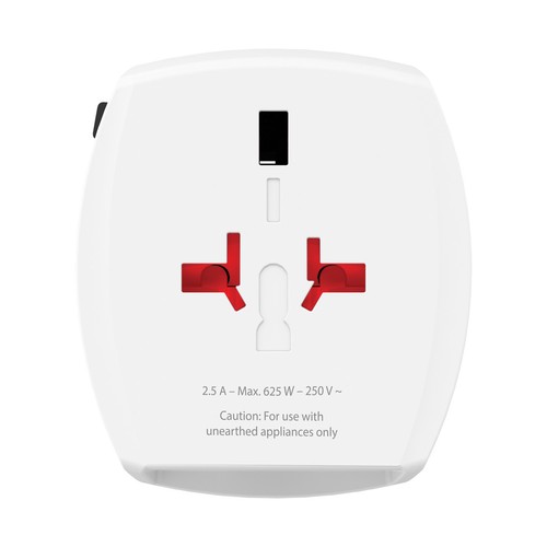 SKROSS World Travel Adapter MUV 2-pole with USB A and C