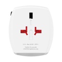 SKROSS World Travel Adapter MUV 2-pole with USB A and C