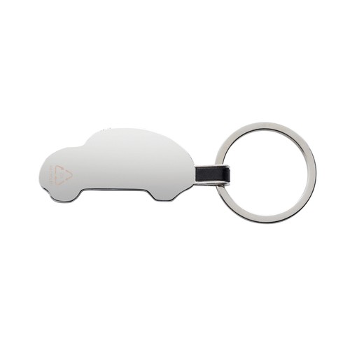 RCS recycled zinc alloy car keyring