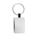 RCS recycled zinc alloy rectangle keyring