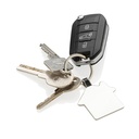 RCS recycled zinc alloy house keyring