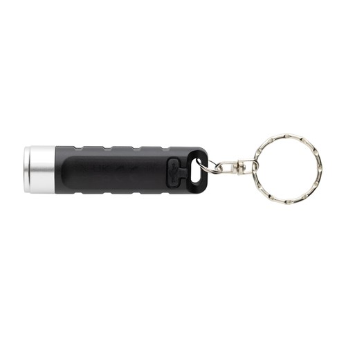 Globix RCS recycled plastic USB re-chargeable keychain torch