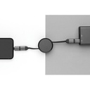 Terra RCS recycled aluminium retractable 6 in 1 cable