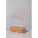 Led Light Trophy, Pentagon Woodify