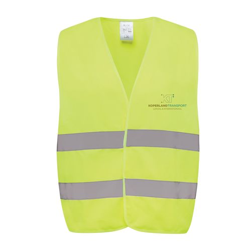 GRS recycled PET high-visibility safety vest