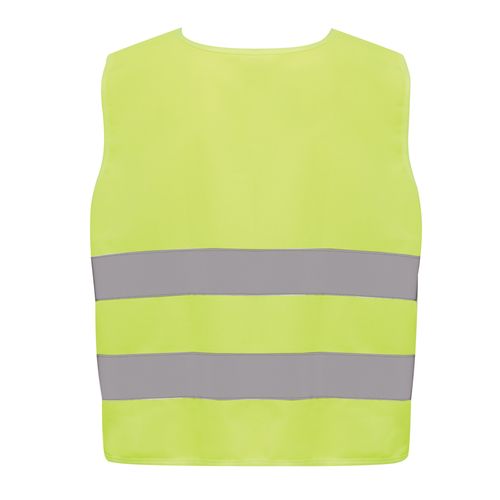 GRS recycled PET high-visibility safety vest 7-12 years