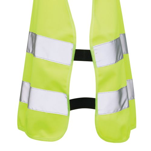 GRS recycled PET high-visibility safety vest 7-12 years