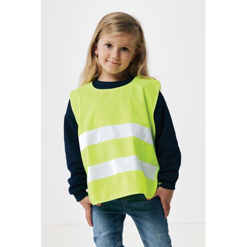 GRS recycled PET high-visibility safety vest 3-6 years