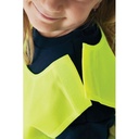 GRS recycled PET high-visibility safety vest 3-6 years