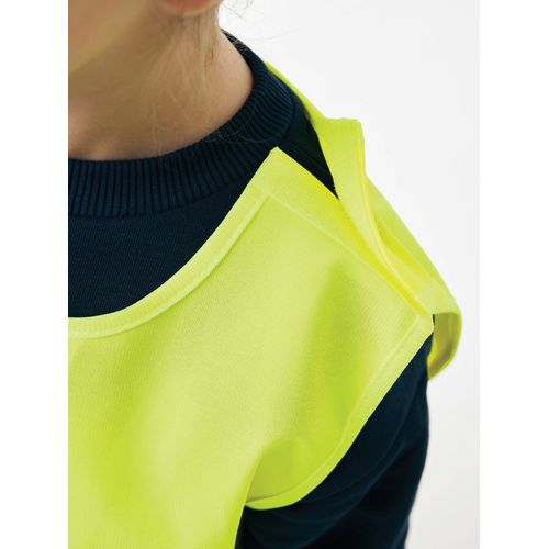 GRS recycled PET high-visibility safety vest 3-6 years