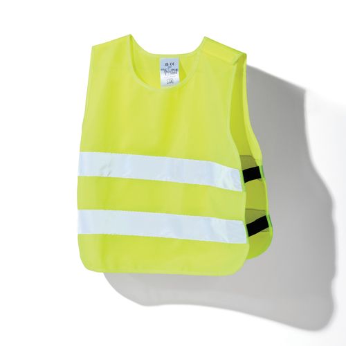 GRS recycled PET high-visibility safety vest 3-6 years