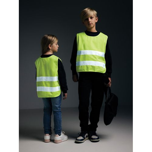 GRS recycled PET high-visibility safety vest 3-6 years