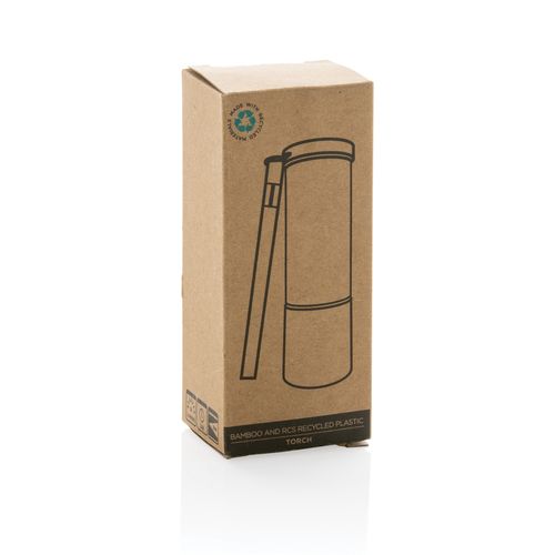 Bamboo and RCS certfied recycled plastic torch