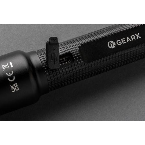 Gear X RCS recycled aluminum USB-rechargeable torch large