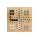 Claire wooden Ludo game