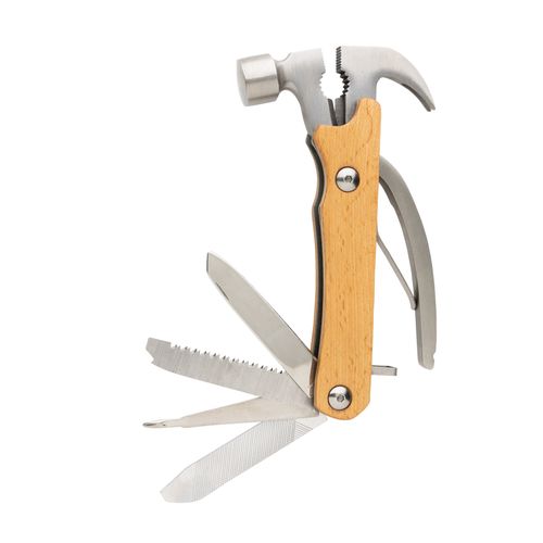 Wooden multi-tool hammer