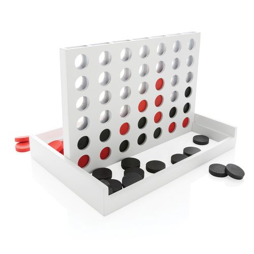 Connect four wooden game