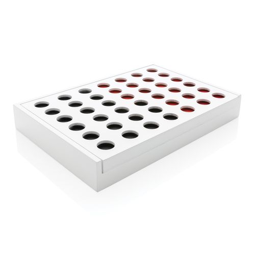 Connect four wooden game