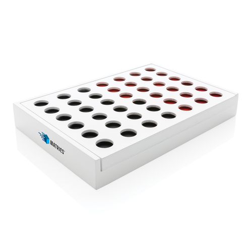 Connect four wooden game