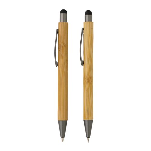 Bamboo modern pen set in box