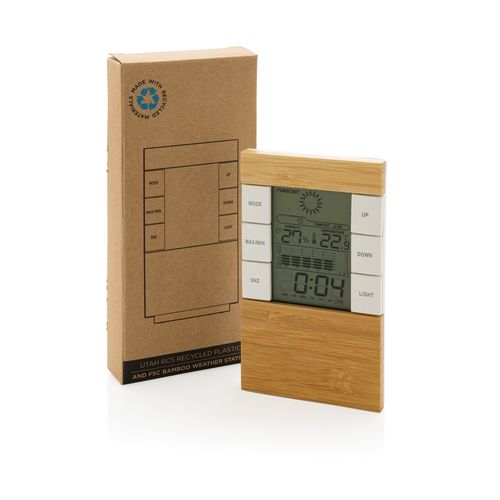 Utah RCS rplastic and bamboo weather station