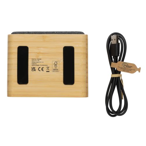 RCS Rplastic 3W speaker with bamboo 5W wireless