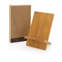 Bamboo phone stand in kraft box