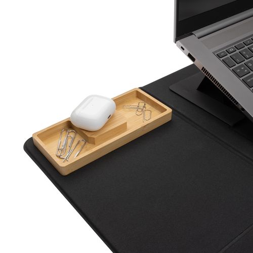 Impact AWARE RPET Foldable desk organizer with laptop stand