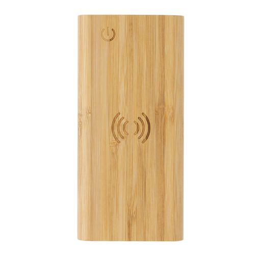 Bamboo 8.000 mAh 5W wireless powerbank