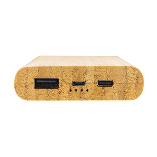 Bamboo 8.000 mAh 5W wireless powerbank