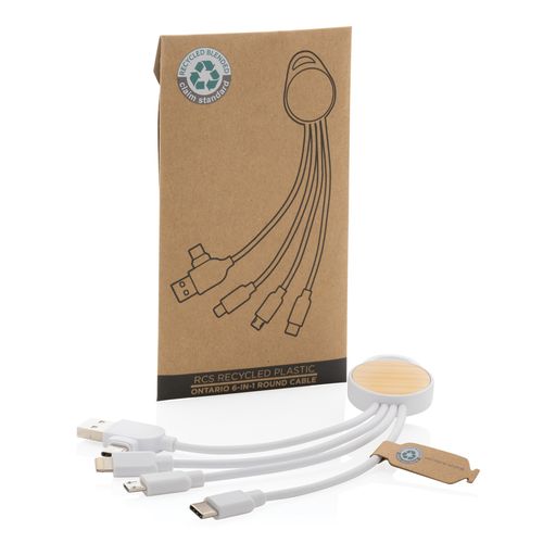 RCS recycled plastic Ontario 6-in-1 round cable