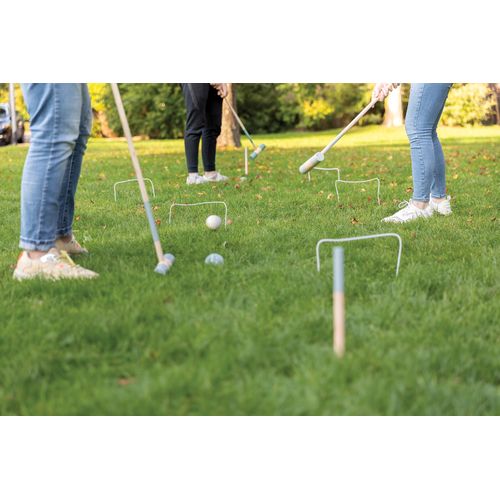 Wooden croquet set