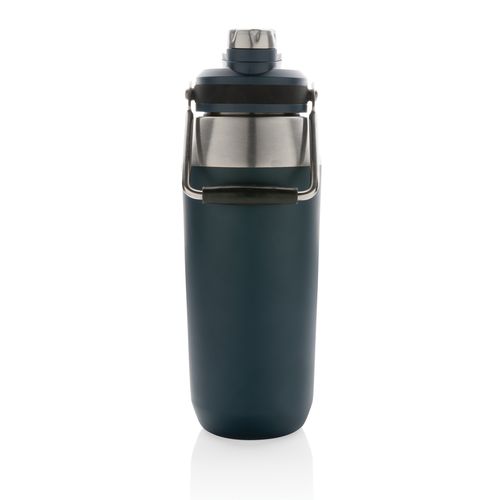 Vacuum stainless steel dual function lid bottle 1L