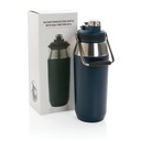 Vacuum stainless steel dual function lid bottle 1L