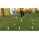 Wooden kubb set