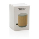 Bamboo and fabric 3W wireless speaker