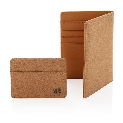 Cork secure RFID slim wallet