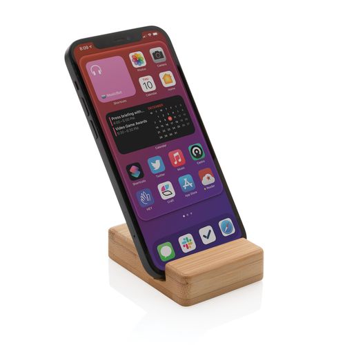 Bamboo phone stand