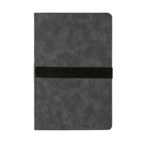 Deluxe hardcover PU notebook A5 with phone and pen holder