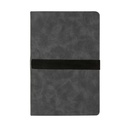 Deluxe hardcover PU notebook A5 with phone and pen holder