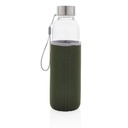 Glass bottle with neoprene sleeve