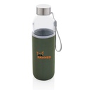 Glass bottle with neoprene sleeve