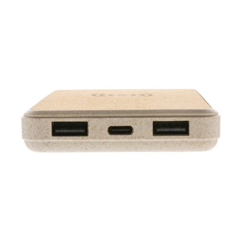 Cork and Wheat Straw 8.000 mAh 5W wireless powerbank