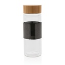 Impact double wall borosilicate glass bottle