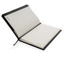 Swiss Peak A5 PU notebook with zipper pocket