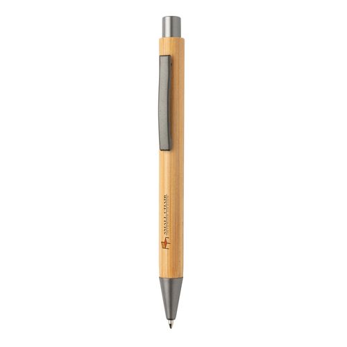 Slim design bamboo pen