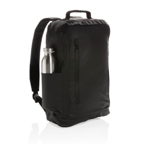 Fashion black 15.6" laptop backpack PVC free