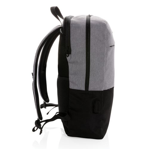 Modern 15.6" USB & RFID laptop backpack PVC free