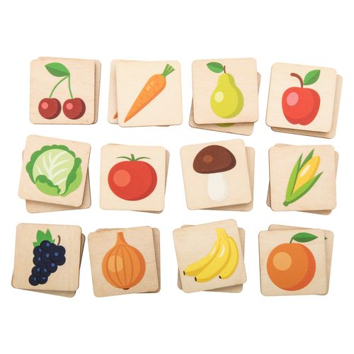 Memory Game, Fruits And Veggies Immermor